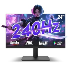 Viewedge 24″ 240Hz 1ms VA FHD 1080p HDR10 Gaming Monitor for PC, Adaptive Sync