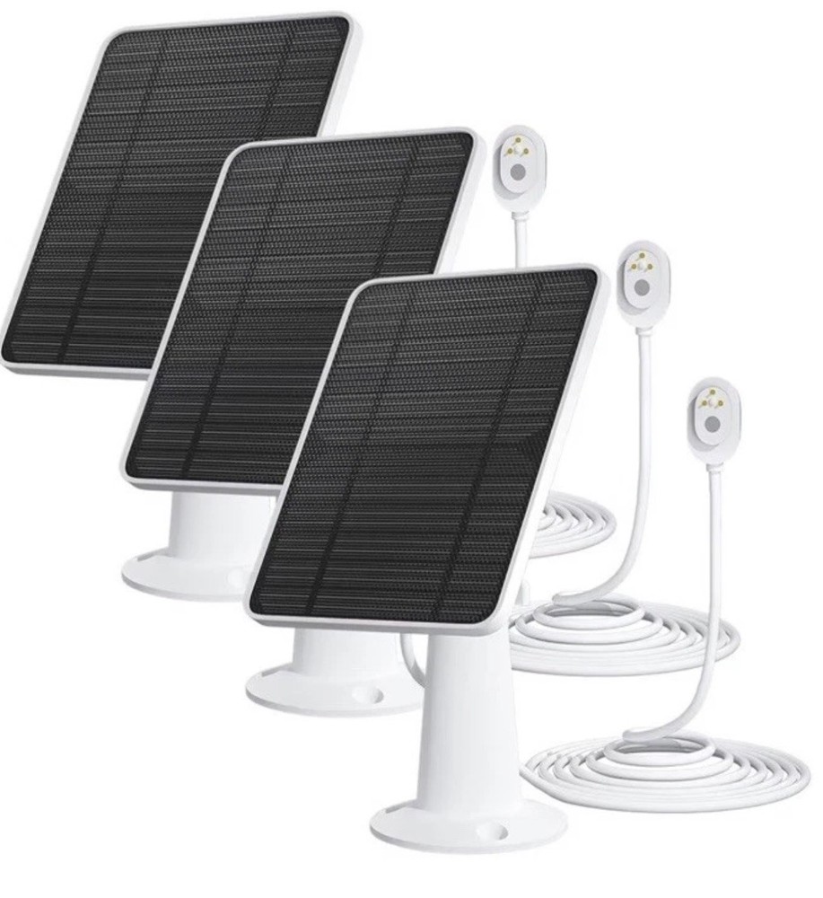 3 Solar Panel Charger Compatible with Arlo Pro 5S/Pro 4/Pro 3/Pro 3 Floodlight
