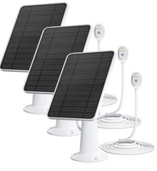 3 Solar Panel Charger Compatible with Arlo Pro 5S/Pro 4/Pro 3/Pro 3 Floodlight