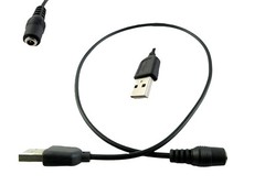 DC Power Plug USB 2.0 A Male to 3.5 x 1.35mm Female Jack Adapter Connector Cable