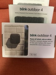 Blink Outdoor 4 5-Cam Wireless Wi-Fi Alexa 1080p w/ Sync Module Core