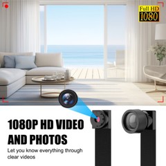 1080P WiFi Mini Camera with Night Vision, Motion Detection, 2-Way Audio for Home