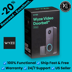 ✅ Wyze – Video Doorbell v2 Wired 2K Video Weather Resistant Two-Way Audio Black✅