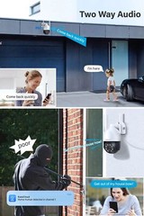 5MP 360° PTZ Security Camera for JENNOV J-Series Wireless Camera System NVR