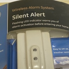 GE SILENT ALERT Wireless Alarm System Flashing LED model 45137 NEW SEALED