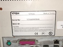‎VPON VP416 NETWORK DVR SYSTEM 30 DAYS WARRANTY EXPEDITED SHIPPING