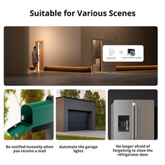 1-3x SONOFF Zigbee 3.0 Door Window Sensor with Remote Alarm and Local Automation