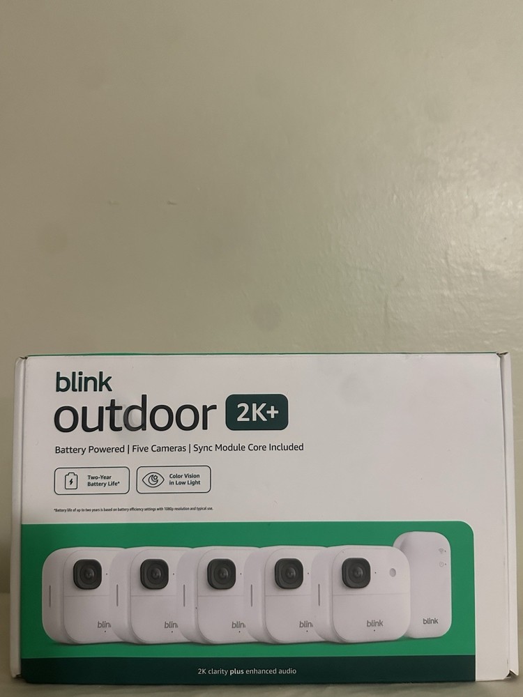 Blink – Outdoor 2K+ Wireless Smart Security Camera, 2K video, Two-way audio w…