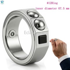 Size 12 Bluetooth Smart Ring Mouse Wireless Finger Control PC Pad Phone Screen