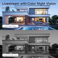 Smart Wi-Fi Cameras for Home Outdoor 2.5K, 2.4G/5G Wired