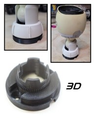 Threaded Screw Base Mount for Ubiquiti UniFi G3 & G4 Bullet Camera
