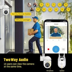 Security Camera 2.4GWiFi Smart Home outdoor Night Vision Cam 1080P Wired Camera