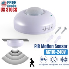 Occupancy & Vacancy PIR Infrared Sensor Light Switch Motion Detector Wall Switch