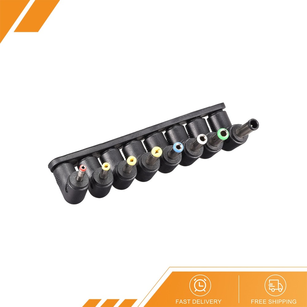 8 x DC Power Adapter Kit 5.5×2.1mm Right Angle Jack Converter Barrel Connector