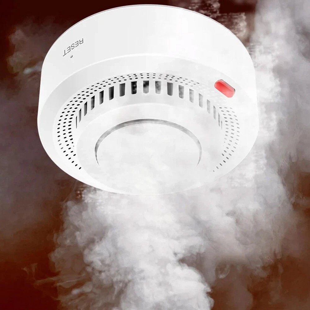 Tuya Smart WiFi Smoke Sensor Fire Protection 85dB Sound Security System ControCd