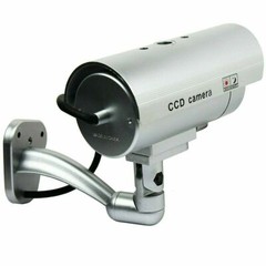 4 Pack IR Bullet Dummy Fake Surveillance Security Camera CCTV with Record Light