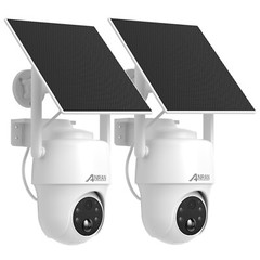 ANRAN 4G LTE Cellular Solar Security Cameras 360° Live View 3MP Outdoor Wireless