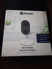 New Swann Alert Indoor Camera 1080p HD Quality White Free Shipping