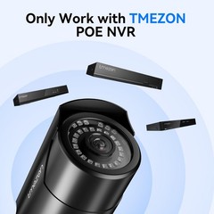 8CH POE IP Camera Kit NVR System Full HD Home Monitoring Night Vision IP66