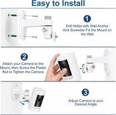 2 Pack Ring Camera Wall Mount for Ring Stick up Cam & Ring Outdoor Cam Plus 360°