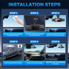 Mejor Camara De Seguridad FHD 1080P Para Carros De 360° Cámara De 4 Canales 64GB