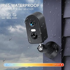 4G Cellular Security Camera Indoor Built-in SIM Card, 2K No Wi-Fi Camera Port…