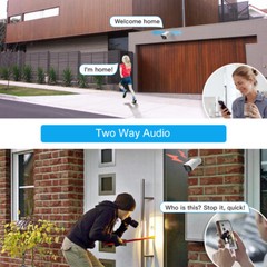 5MP Outdoor Wireless Security Camera System Home WiFi 10CH NVR Night Vision 30m