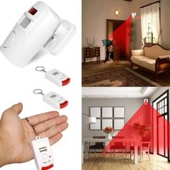 Wireless Motion Sensor Alarm Security Detector Indoor Outdoor Alert Systeem Met