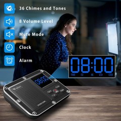 Solar Driveway Alarm Wireless Outside 1800ft Range, Outdoor Motion Sensor & D…