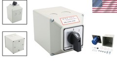 3 Phase Rotary Changeover Switch – 660V 63A with Master Switch Functionality