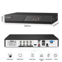 5in1 AHD Security Camera System 16CH DVR 1080P Outdoor Night Vision Waterproof