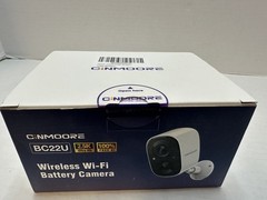 CINMOORE 2.5K Security Camera Wireless Outdoor, Battery Powered Indoor Camera