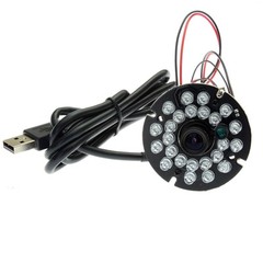 ELP Night Vision USB Camera Module With 24pcs IR Leds 1080P Mini CCTV Camera HD