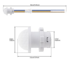Motion Sensor Light Switch 85-265V 60W PIR Sensor Smart Detection Switch for …