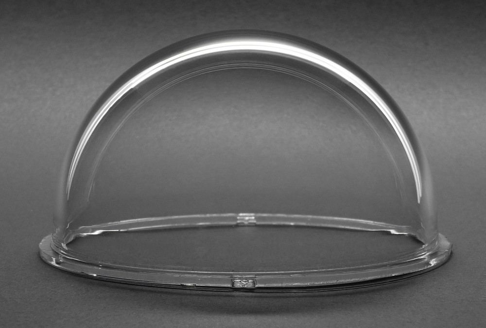 JMX 3.1 Inch Acrylic Indoor / Outdoor CCTV Replacement Clear Camera Dome Housing