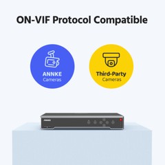ANNKE ANP1600 12MP 16CH NVR POE Video Recorder Human Detection H.265+