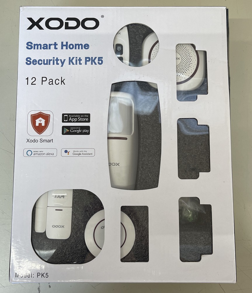 New In Open Box XODO Smart Home Security System Kit PK5 12 Pack