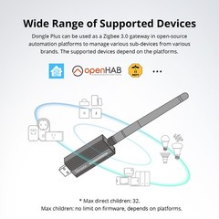 SONOFF ZBDongle-E Zigbee 3.0 Gateway Smart Home USB Dongle Plus Zigbee USB Stick
