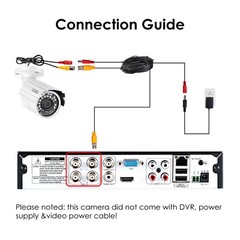 ZOSI 1080p 4in1 Security camera Night Vision Outdoor Weatherproof Bullet Camera