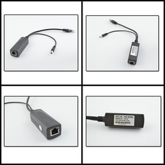 Active POE Splitter 10/100Mbps 12V 1A IEEE802.3af / 802.3at for IP Cameras