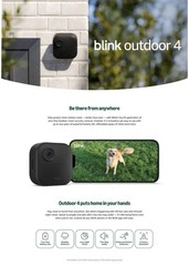 Blink Whole Home Security Camera System Bundle – Doorbell, 3 Cameras V4