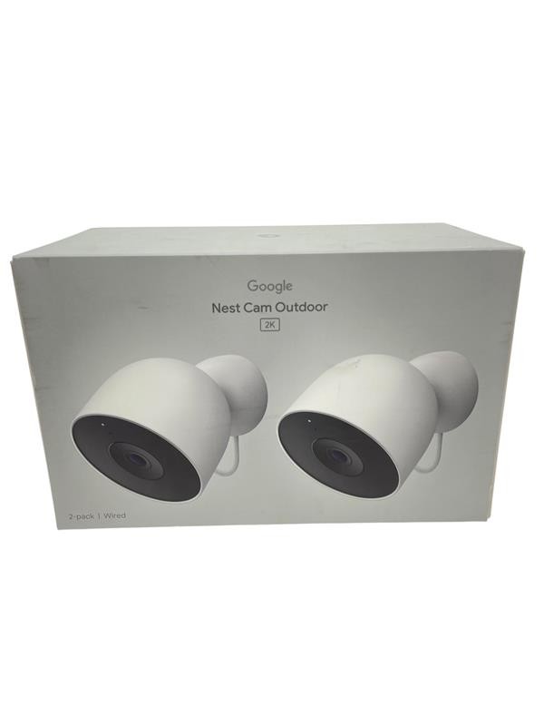 Google Nest Cam Outdoor Wired 2nd Gen (2-Pack) 2K – New/Damaged Box