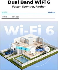 Security Cameras Wireless Outdoor 5G& 2.4G, No Subscription, 2 Cam-Kit,4MP Solar