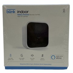 Blink Indoor Add-on Security Camera (Sync Module Required) BCM00410U New Sealed