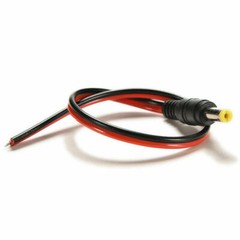 5 Pcs 5.5×2.1mm 12V Male DC Power Socket Jack Plug Connector Cable