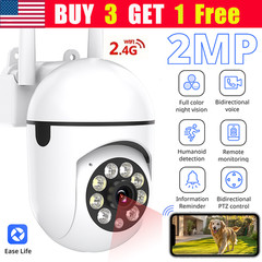 Security Camera 2.4GWiFi Smart Home outdoor Night Vision Cam 1080P Wired Camera