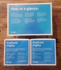 SEALED-Google Nest Hub 1st Gen GA00516-US – Chalk & 2 – 1st Gen Home Chalk Minis