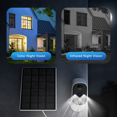 XVIM 1080P Solar Camera Wireless WiFi Solar Power Battery Camera System Outdoor