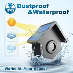 Wireless Driveway Alarm System – Solar Motion Sensor & Detector, 1/2 Mile Range,