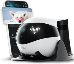 EBO Air 2 Smart Robot 2K Camera Pet Monitor Auto Charging WiFi App Control